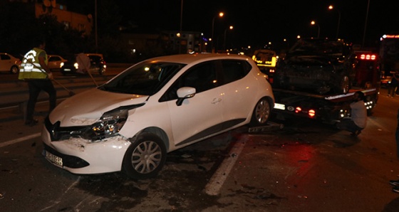 Çekmeköy’de zincirleme trafik kazası