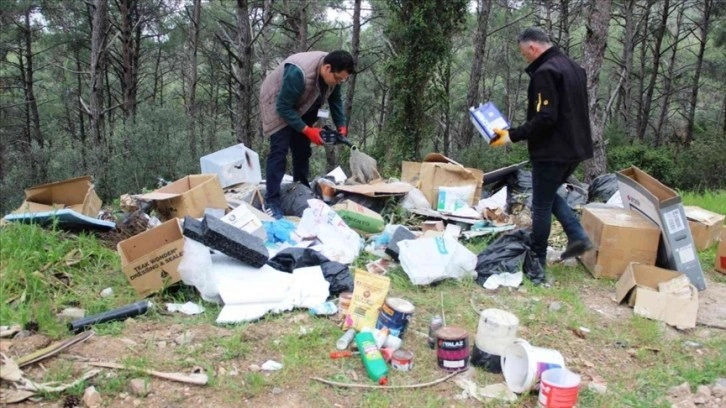 Cennet Koyu'na atık bırakan kişi kargo poşetlerinden belirlendi