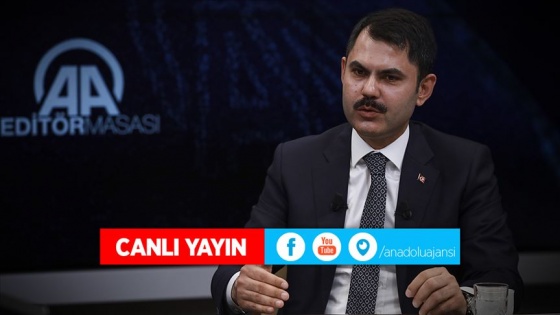 Çevre ve Şehircilik Bakanı Kurum AA Editör Masası'nın konuğu