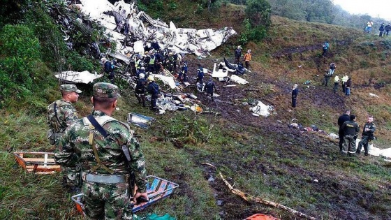 Chapecoense takımını taşıyan uçağın düşüş nedeni belli oldu