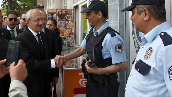 CHP'den polise "yanınızdayız" mesajı