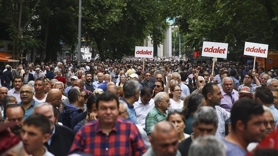 CHP'nin 'adalet' yürüyüşü başladı