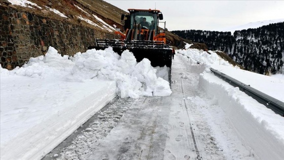 Çığ tehlikesi nedeniyle kapalı olan Ardahan-Ardanuç kara yolu ulaşıma açıldı