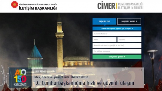 CİMER'den kamu spotu