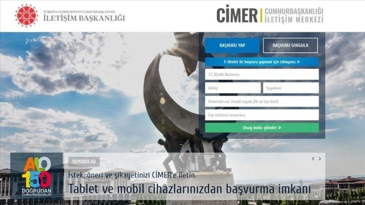 CİMER'in çalışma usul ve esasları Cumhurbaşkanınca çıkarılacak yönetmelikle belirlenecek