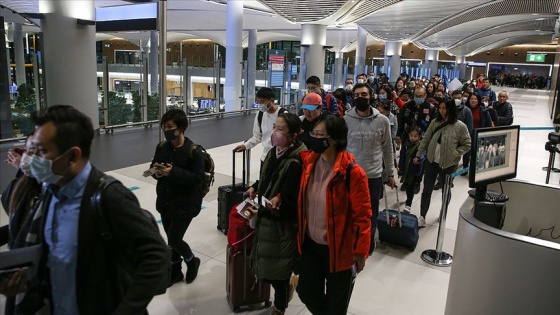 Çin'den gelen yolcular termal kameralarla kontrol edildi