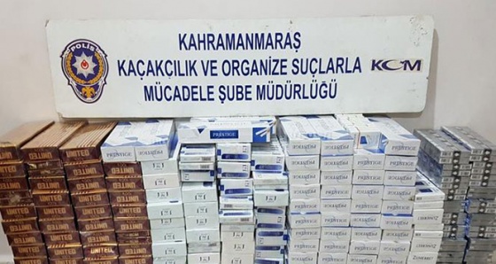 Çok sayıda kaçak sigara ele geçirildi