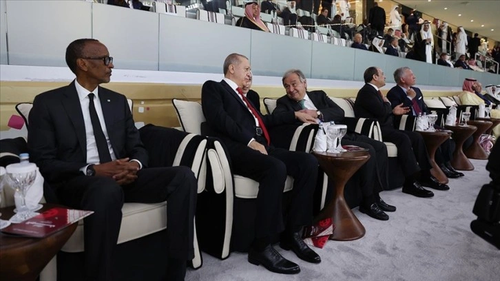 Cumhurbaşkanı Erdoğan, 2022 FIFA Dünya Kupası açılış törenine katıldı