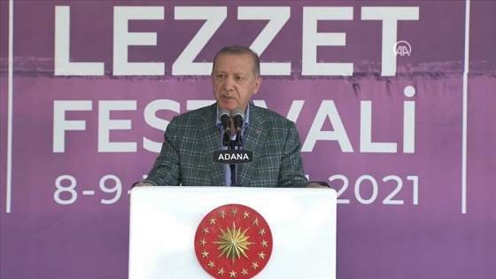 Cumhurbaşkanı Erdoğan 5. Uluslararası Adana Lezzet Festivali açılışında konuştu