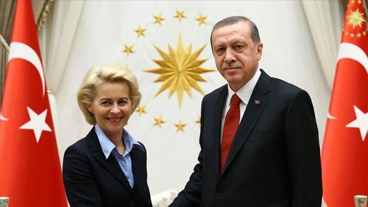 Cumhurbaşkanı Erdoğan, AB Komisyonu Başkanı Ursula von der Leyen ile telefonda görüştü