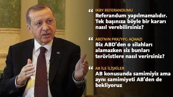 Cumhurbaşkanı Erdoğan, ABD'de PBS kanalına konuştu