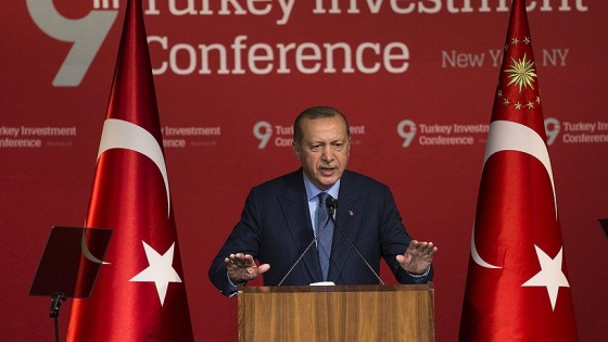 Cumhurbaşkanı Erdoğan ABD'de yatırımcılara hitap etti