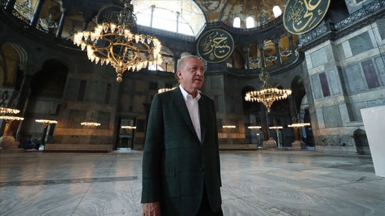 Cumhurbaşkanı Erdoğan &#039;Ayasofya&#039; isimli video klibi paylaştı