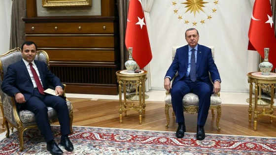 Cumhurbaşkanı Erdoğan, AYM Başkanı Arslan'ı kabul etti