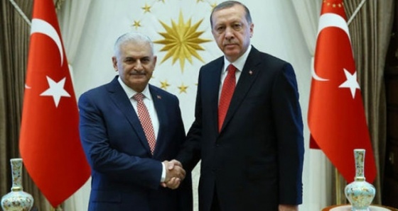 Cumhurbaşkanı Erdoğan Binali Yıldırım ile görüştü