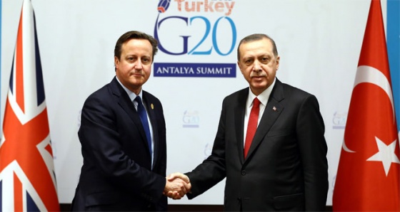 Cumhurbaşkanı Erdoğan, Cameron ile görüştü