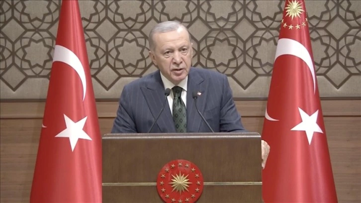 Cumhurbaşkanı Erdoğan: Filistinli kardeşlerimizi savunurken aslında insanlığı savunuyoruz
