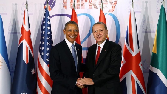 Cumhurbaşkanı Erdoğan ile Obama telefonda görüştü