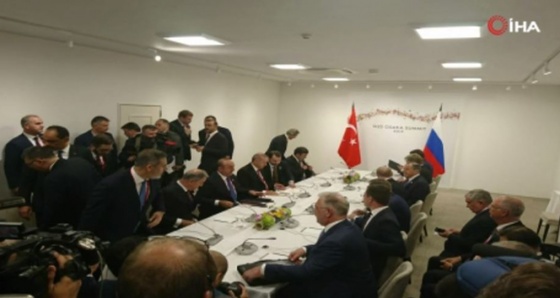 Cumhurbaşkanı Erdoğan ile Putin görüşmesi başladı