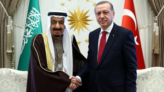 Cumhurbaşkanı Erdoğan ile Suudi Arabistan Kralı Selman görüştü