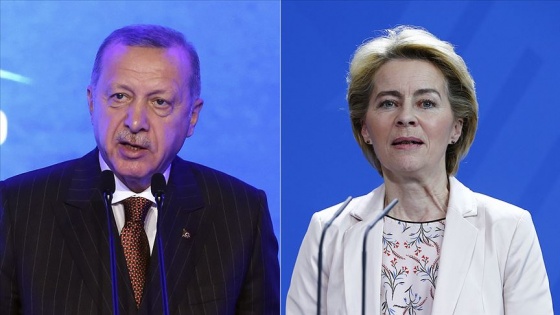 Cumhurbaşkanı Erdoğan ile yeni AB Komisyonu Başkanı von der Leyen görüştü