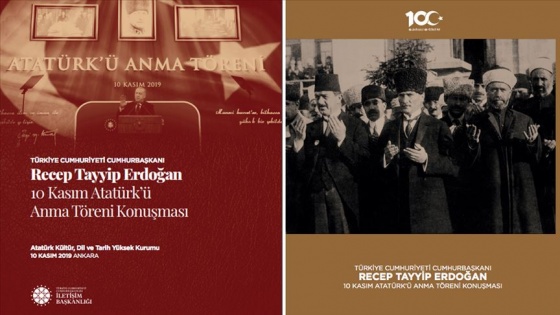 Cumhurbaşkanı Erdoğan'ın 10 Kasım'daki mesajları kitapçık haline getirildi