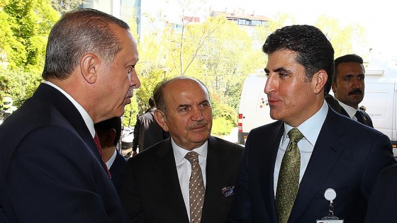 Cumhurbaşkanı Erdoğan'ın Barzani'yi kabulü başladı