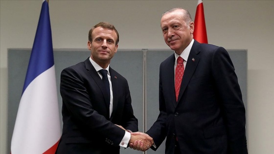 Cumhurbaşkanı Erdoğan'ın Fransa Cumhurbaşkanı Macron ile görüşmesi sona erdi