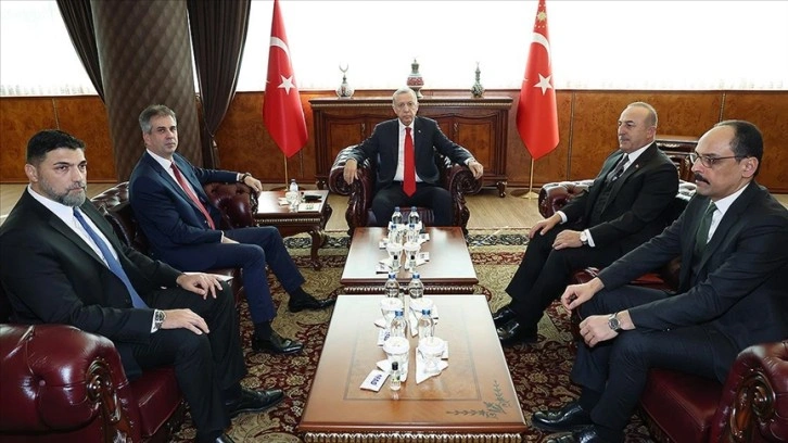 Cumhurbaşkanı Erdoğan, İsrail Dışişleri Bakanı Cohen'i kabul etti