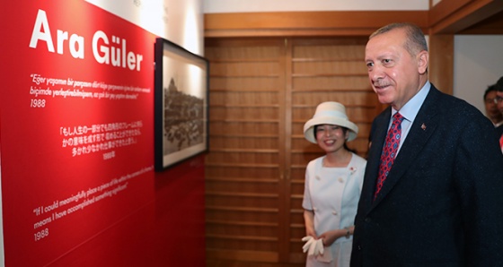 Cumhurbaşkanı Erdoğan, Japonya’da Ara Güler Sergisi'nin açılışını yaptı