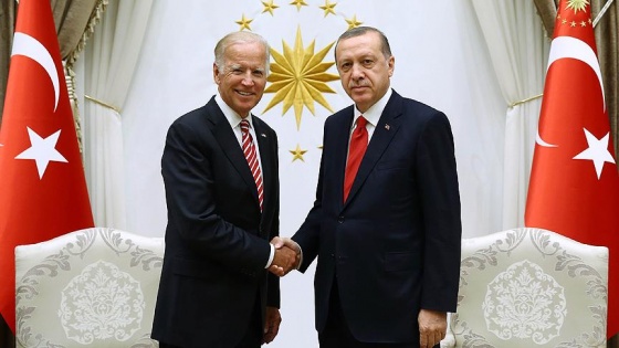 Cumhurbaşkanı Erdoğan, Joe Biden'ı kabul etti