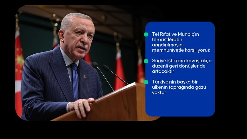 Cumhurbaşkanı Erdoğan: Kalbimizin bir yarısı Gaziantep, Hatay ise diğer yarısı Halep'tir, Şam'dır