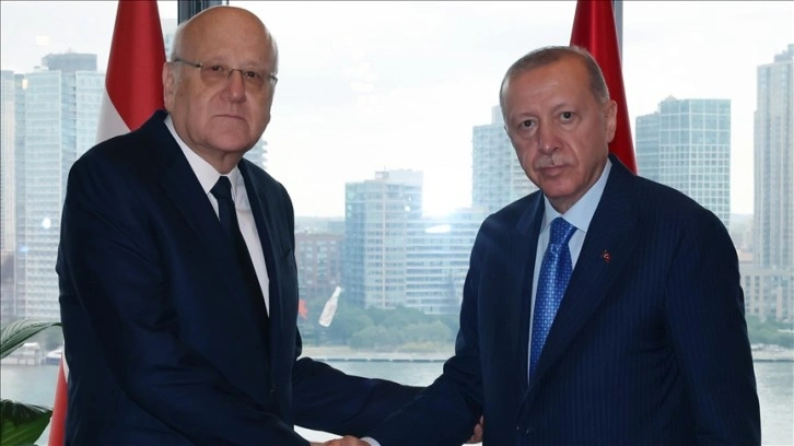 Cumhurbaşkanı Erdoğan, Lübnan Başbakanı Necib Mikati'yi kabul etti