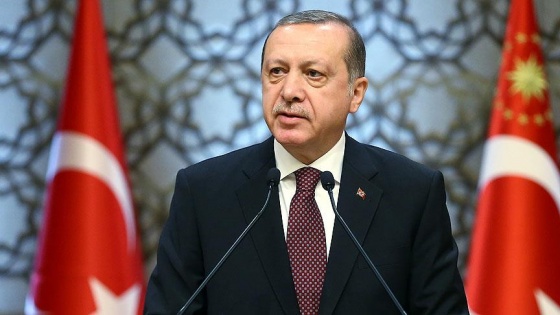 Cumhurbaşkanı Erdoğan Muhtarlar Toplantısı'nda konuşuyor