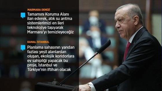 Cumhurbaşkanı Erdoğan: Müsilaj belasından kısa zamanda Marmara&#039;mızı temizleyeceğiz