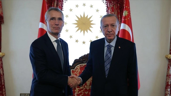 Cumhurbaşkanı Erdoğan, NATO Genel Sekreteri Jens Stoltenberg'i kabul etti