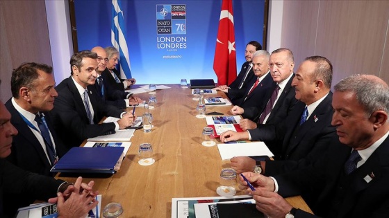 Cumhurbaşkanı Erdoğan NATO Liderler Zirvesi kapsamında temaslarda bulundu