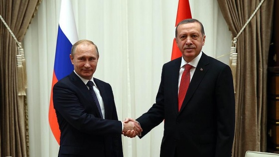 Cumhurbaşkanı Erdoğan, Putin'i resmi törenle karşıladı