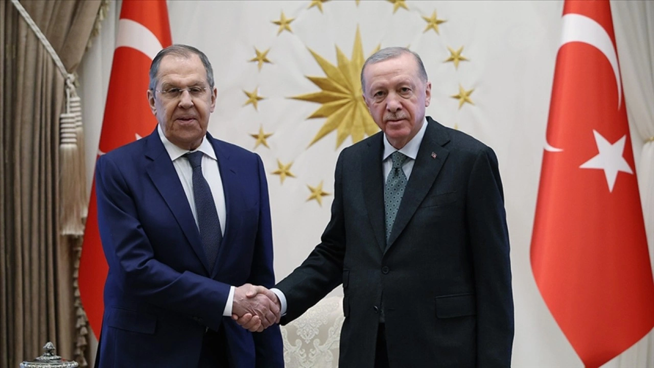 Cumhurbaşkanı Erdoğan, Rusya Dışişleri Bakanı Lavrov'u kabul etti