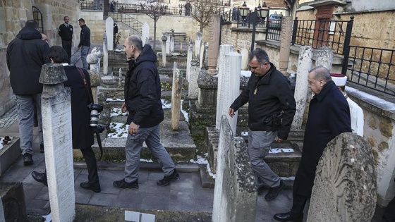 Cumhurbaşkanı Erdoğan, Şeyh Şaban-ı Veli Külliyesi'ni ziyaret etti