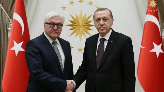 Cumhurbaşkanı Erdoğan, Steinmeier'ı kabul etti