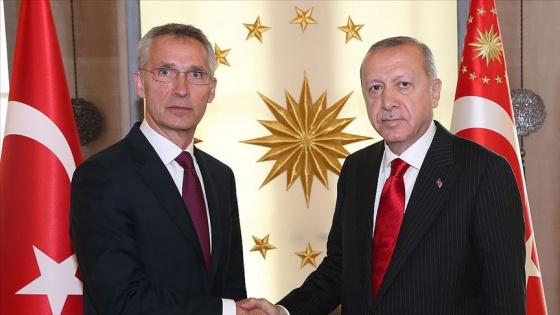 Cumhurbaşkanı Erdoğan, Stoltenberg ile Doğu Akdeniz'i görüştü