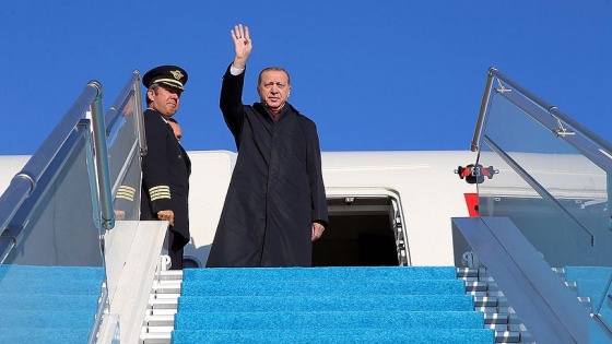 Cumhurbaşkanı Erdoğan, Ukrayna'ya gitti