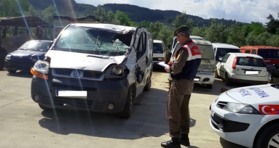 Daha önce yaptığı kazayı yeni olmuş gibi gösterirken yakayı ele verdi