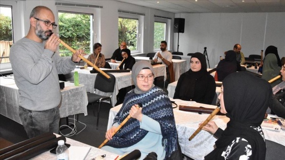 Danimarka Türk Diyanet Vakfının ney kursuna ilgi yoğun