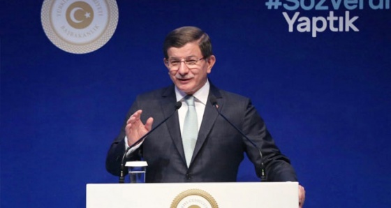 Davutoğlu :Yeni Türkiye'yi inşa etmemizin mihenk taşı sivil anayasadır!