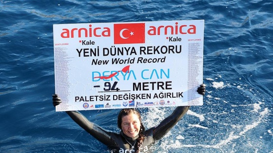 Derya Can'dan dünya rekoru