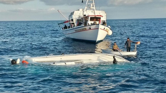 Didim'de göçmenleri taşıyan tekne alabora oldu: 6 ölü