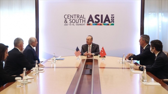 Dışişleri Bakanı Çavuşoğlu, ABD'nin Afganistan Özel Temsilcisi Halilzad ile görüştü