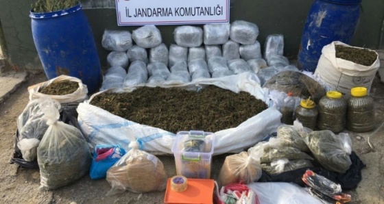 Diyarbakır’da 308 kilogram esrar ele geçirildi